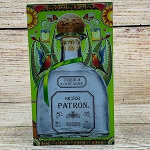 Patron Silver Tequila Collector's Tin Sergio Perez F1 Race Car Driver Limited‎